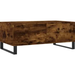 vidaXL Soffbord>Soffbord rökfärgad ek 90x50x36,5 cm konstruerat trä