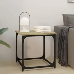 vidaXL Småbord>Soffbord Sonoma ek 40x40x40 cm konstruerat trä