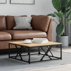 vidaXL Soffbord>Soffbord sonoma-ek 70x70x30 cm konstruerat trä