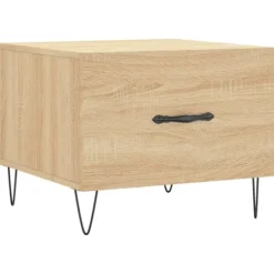 vidaXL Soffbord>Soffbord sonoma-ek 50x50x40 cm konstruerat trä