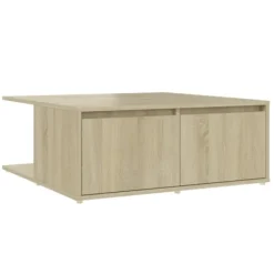 vidaXL Soffbord>Soffbord sonoma-ek 80x80x31 cm konstruerat trä