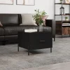 vidaXL Soffbord>Soffbord svart 50x50x40 cm konstruerat trä