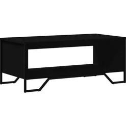 vidaXL Soffbord>Soffbord svart 100x51x40 cm konstruerat trä