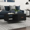 vidaXL Soffbord>Soffbord svart 90x50x40 cm konstruerat trä