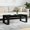 vidaXL Soffbord>Soffbord svart 102x50x35 cm konstruerat trä