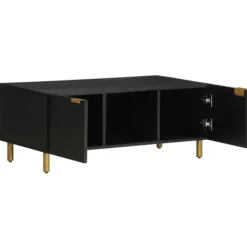 vidaXL Tv-Bänkar>Soffbord svart 100x54x40 cm konstruerat trä