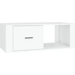 vidaXL Soffbord>Soffbord vit 100x50,5x35 cm konstruerat trä