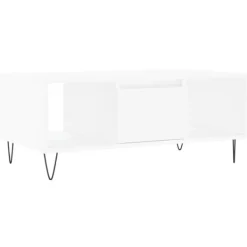 vidaXL Soffbord>Soffbord vit 90x50x36,5 cm konstruerat trä