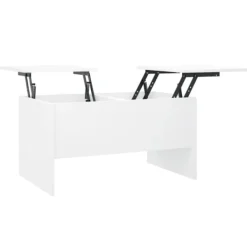 vidaXL Soffbord>Soffbord vit 80x50x42,5 cm konstruerat trä