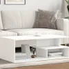 vidaXL Soffbord>Soffbord vit 102x55x35 cm konstruerat trä