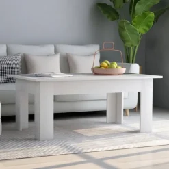 vidaXL Soffbord>Soffbord vit 100x60x42 cm konstruerat trä