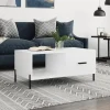 vidaXL Soffbord>Soffbord vit 90x50x40 cm konstruerat trä
