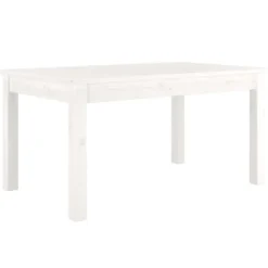 vidaXL Soffbord>Soffbord vit 80x50x40 cm massivt furu