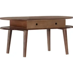 vidaXL Soffbord>Soffbord 100x50x46 cm massivt akaciaträ