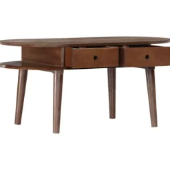 vidaXL Soffbord>Soffbord 100x50x46 cm massivt akaciaträ