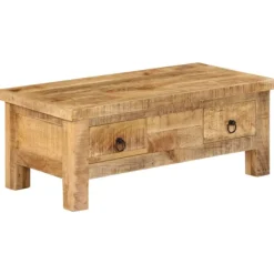vidaXL Soffbord>Soffbord 90x45x35 cm massivt mangoträ