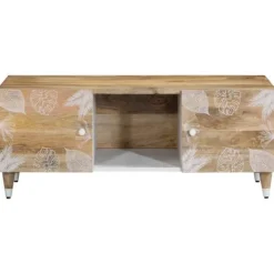 vidaXL Soffbord>Soffbord 100x54x40 cm massivt mangoträ