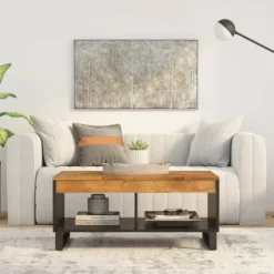 vidaXL Soffbord>Soffbord 90x50x40 cm massivt mangoträ