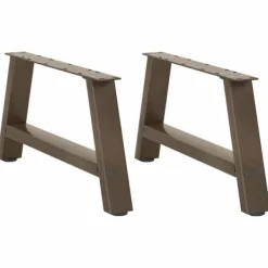 vidaXL Soffbord>Soffbordsben A-formade 2 st 70x(30-31) cm stål