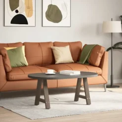 vidaXL Soffbord>Soffbordsben A-formade 2 st 50x(42-43) cm stål