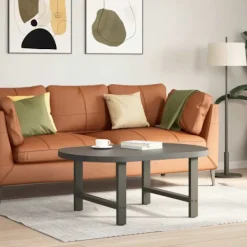 vidaXL Soffbord>Soffbordsben antracit 2 st 70x(42-43) cm stål