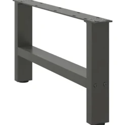 vidaXL Soffbord>Soffbordsben antracit 2 st 60x(30-31) cm stål