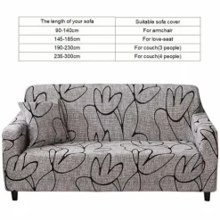 CAFOPGRILL Soffor>Sofföverdrag - - Modell f8z53sawg2-02 - 95% polyester - Utsträckbar - Maskintvättbar