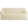 Generic Soffor>Sofföverdrag - 3-sits - HONTTOR - Slitstarkt - Hög elasticitet - Storlek L - Beige