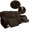 Generic Fåtöljer>Sofföverdrag för Relax-soffa, 3-sits Relax Fåtöljöverdrag för katter och hundar Barnsoffskydd - mörkbrun