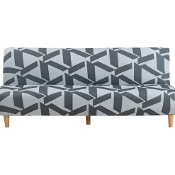 Soffor>Sofföverdrag utan armstöd för hopfällbar bäddsoffa utan armstöd, 115-145 cm