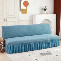 Soffor>Sofföverdrag utan armstöd Stretch sofföverdrag rosa