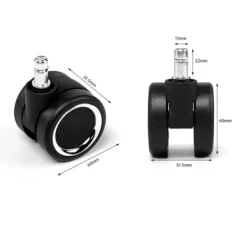 Kontorsmöbler>5ST Hjulhjul Hjulbytestolrulle