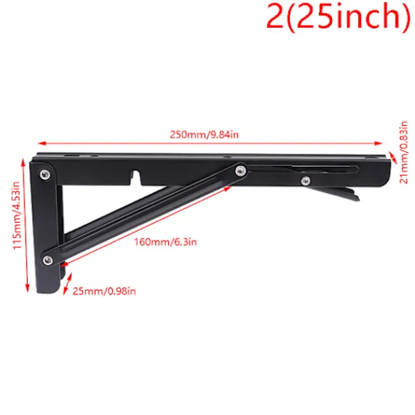 Hyllor>1st Husbil Vikfäste Bord Hylla Husbil Husvagn 2(25inch)