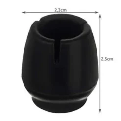 Stolar>16st Möbeltassar | Stolbensskydd med Filt svart