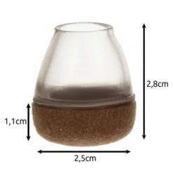 Megabilligt Stolar>4st Möbeltassar för Bords- och Stolsben | Stolbensskydd med Filt