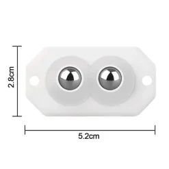 Kistor & Koffertar>8st/ set Förvaringslåda Hjul Möbelremskiva VIT