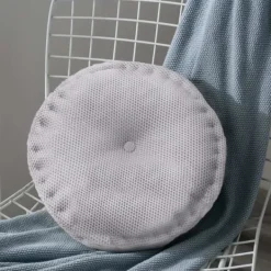 Sittpuffar>Stolsdynor, Sittdynor för Hemmakontor Trädgård Kök och Vardagsrumsdekoration 40cm (Ljusgrå)