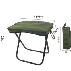 The Gift of the Magi Pallar>Stor hopfällbar utomhusstol - bärbar campingpall lämplig för fiske, tågresor och vandring - bekväm och lätt att bära.