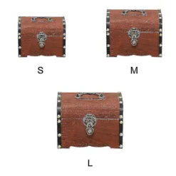 EURL Kistor & Koffertar>tor Myntlåda Med Lå Preent Träkattkita Barn Vuxna