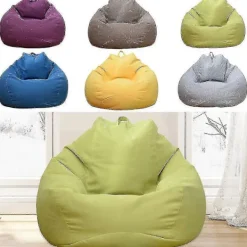 Sittsäckar>Stora sittsäckar med sofföverdrag för inomhusbruk, lämpliga för vuxna och barn 100*120CM
