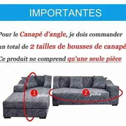 Soffor>Stretch hörnsoffa överdrag L-formad sofföverdrag, för 1/2/3/4 sitssoffa（L-formad hörnsoffa överdrag behöver köpa två） (Färg : D, Storlek: 1 plats (90-140 | Fyndiq