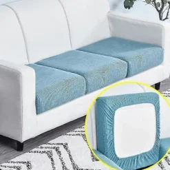Soffor>Stretch Sittdyna Överdrag Soffdyna Möbelskydd för Soffsits Sofföverdrag Mjuk Flexibilitet med Elastisk Botten Bredd 65-95cm