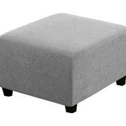 Sittpuffar>Stretch Slipcovers, Square Spandex Fabric Slipcovers för förvaring