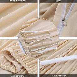 Soffor>Stretch Soffaöverdrag Universal Soffa Skydd Soffaöverdrag med