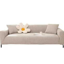 Soffor>Stretch Sofföverdrag Jacquard Design Sofföverdrag Halkfritt Universal Sofföverdrag Möbelskydd för 3-sitssoffa -gul-3 sits 190-230cm
