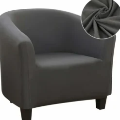 Fåtöljer>Stretchbar fåtöljöverdrag, lätt att installera och tvätta, fåtöljöverdrag med armstöd Chesterfield fåtöljöverdrag för bänk bar vardagsrum möte