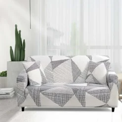 Soffor>Stretchig sofföverdrag 2-sits med armstöd Elastiskt sofföverdrag Magiskt universellt sofföverdrag Halkskyddat soffskydd, MK-modell, utan örngott