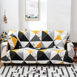 Soffor>Stretchig sofföverdrag Tryckta sofföverdrag Fåtöljöverdrag för