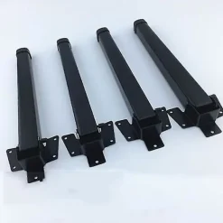 Småbord>Svarta hopfällbara ben, sängbrickben, små utomhuscampingben