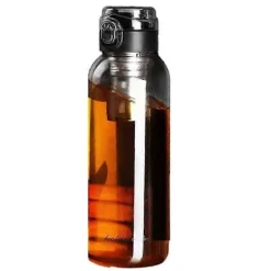 Soffbord>Te-kopp med hög kapacitet, vattenseparation, hög temperatur, bärbar tekopp i glas, bärbar vattenkopp för fordon B